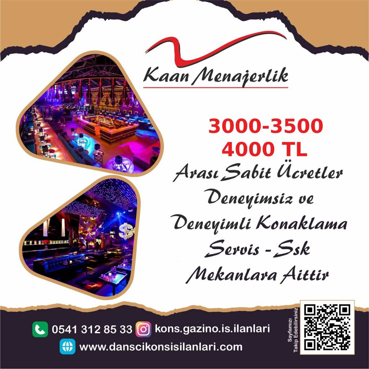 Zonguldak bayan garson dansçı gazino bar iş ilanları